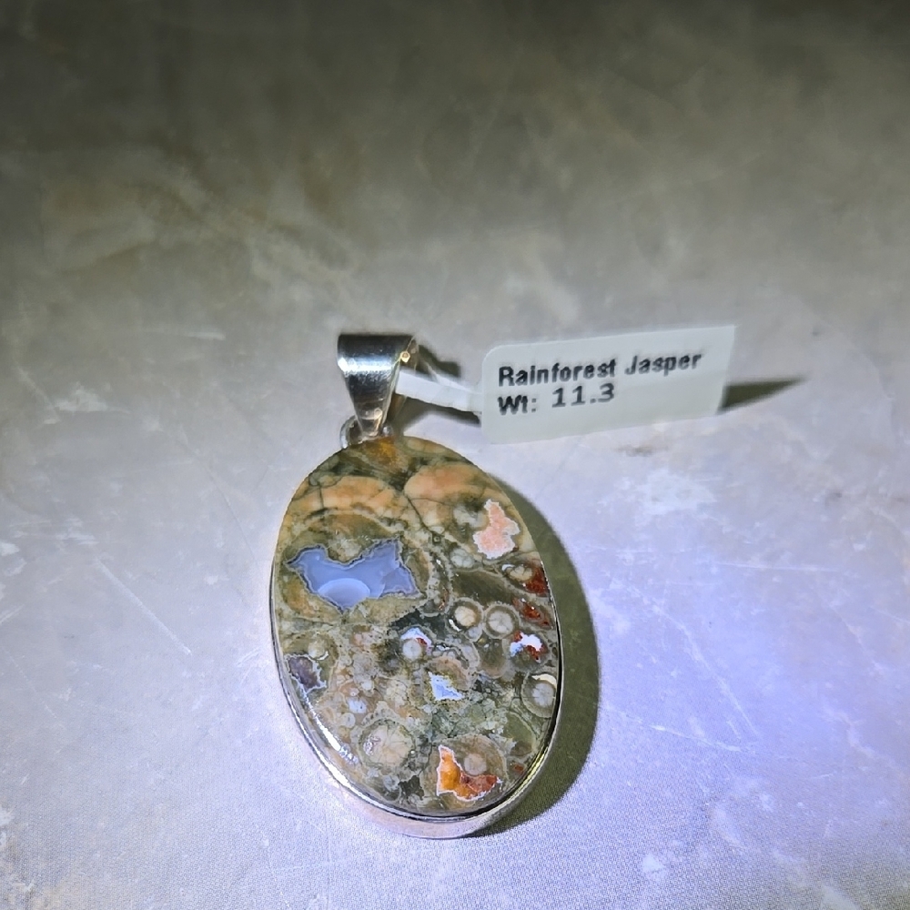 🥳SOLD🎉 Rainforest Jasper Pendant